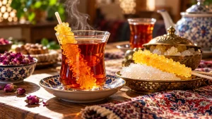 چرا نبات را با چای میخوریم